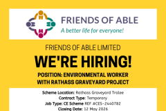 Environmental Worker with Rathass Graveyard Project - 1