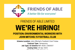 Environmental Workers with John Mitchel's Football Club - 1