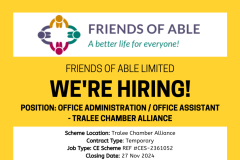 Office Administration/Office Assistant - Tralee Chamber Alliance - 1