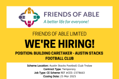 Building Caretaker - Austin Stacks Football Club - 1