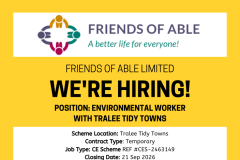 Environmental Worker with Tralee Tidy Towns - 1