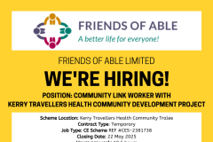Community Link Worker Tralee - Kerry Travellers Health Community Development Project - 1
