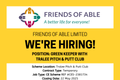 Green Keeper with Tralee Pitch & Putt Club - 1