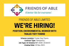 Environmental Worker with Tralee Tidy Towns - 1