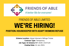 Housekeeper with Adapt Women's Refuge - 1